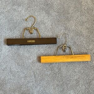 Lands' End Natural Wood Pant Hangers - Pair